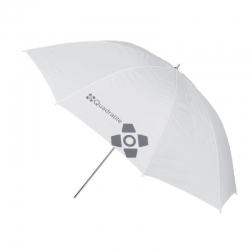 Quadralite parasolka biała transparentna 120cm-2400259